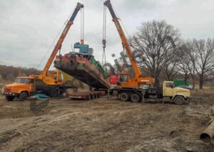 разгрузка земснаряда